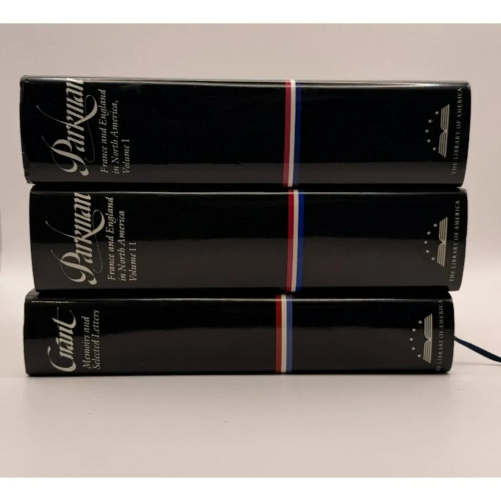 Library of America Parkman Grant 3 Book Hardcover Set LOA Slipcase History